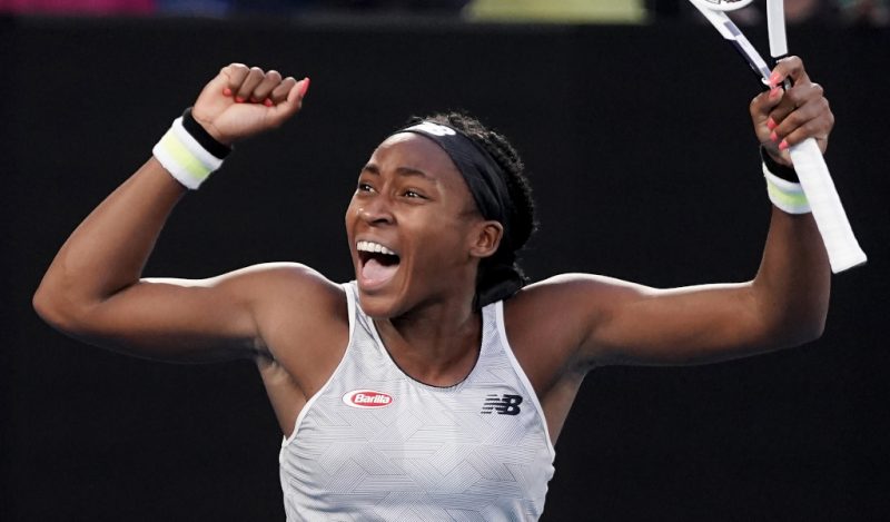 Coco Gauff in dream land