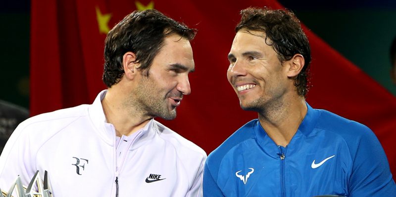 Roger Federer et Rafael Nadal PA